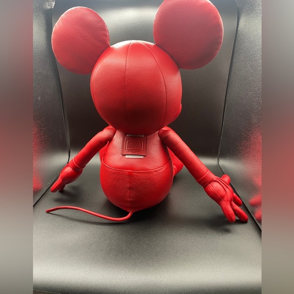 Disney X Coach Mickey Mouse Medium Collectible Red - Picture 3 of 11